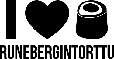 Tarra I love runebergintorttu - Tenstickers