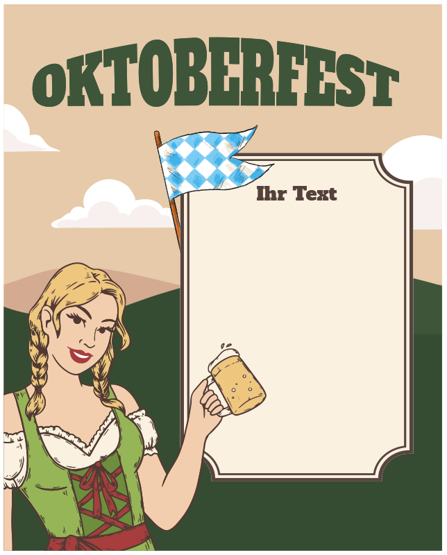 Aufkleber Oktoberfest bayerisches - TenStickers