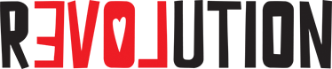 Sticker phrase révolution noir et rouge - TenStickers