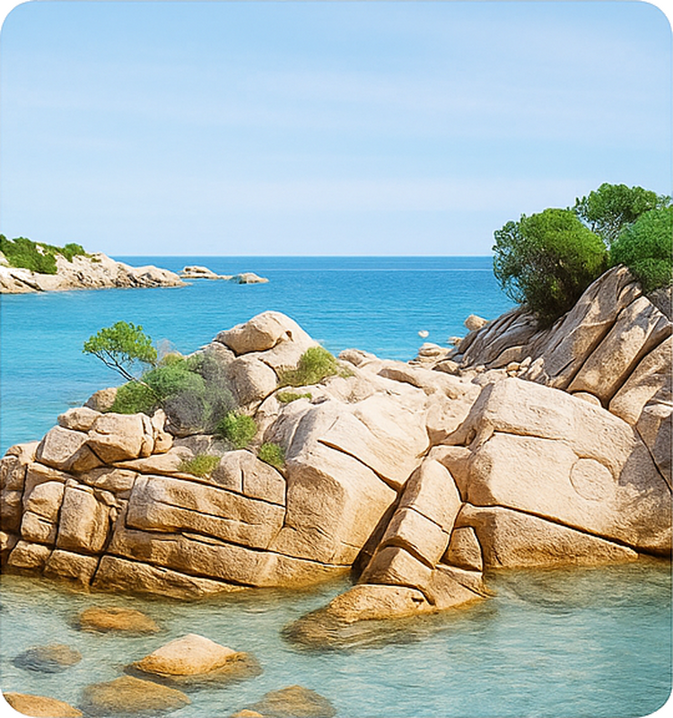 Folie Tür felsenküstenparadies - TenStickers