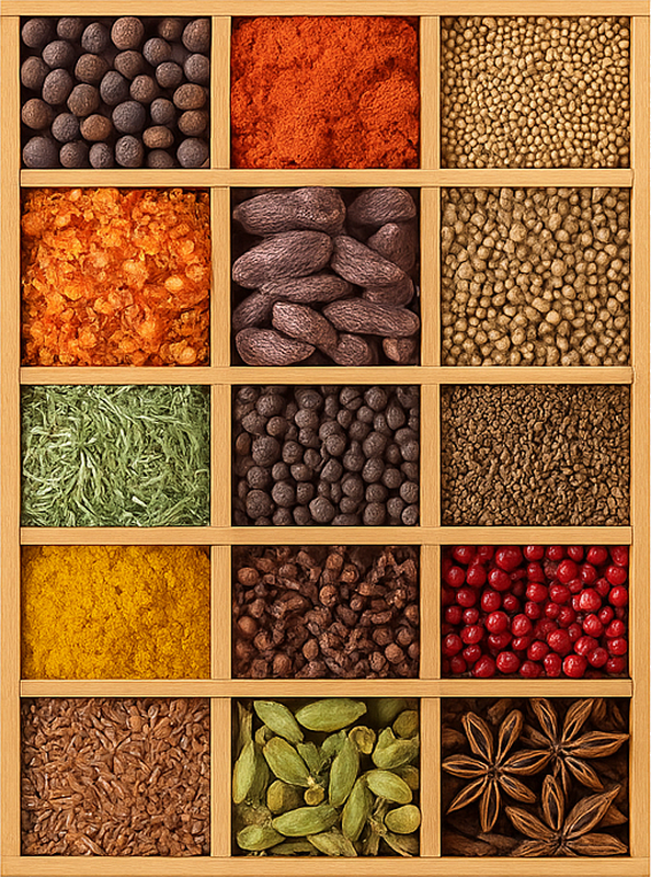 Sticker porte épices alimentaires réalistes - TenStickers