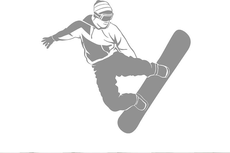 动物贴画 滑雪板静音抓握 - TenStickers