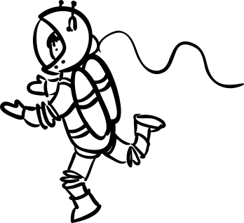 Vinilo infantil astronauta - TenVinilo