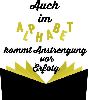 Wandtattoo Spruch Alphabet TenStickers