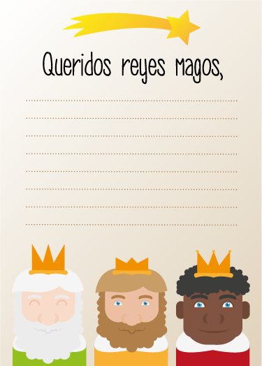 Vinilo pizarra vileda carta a los reyes - TenVinilo