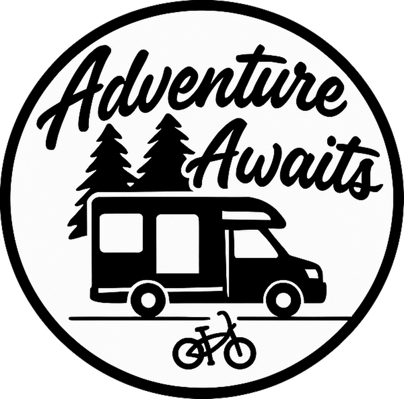 Adesivo para caravana uma aventura de texto aguarda! - TenStickers