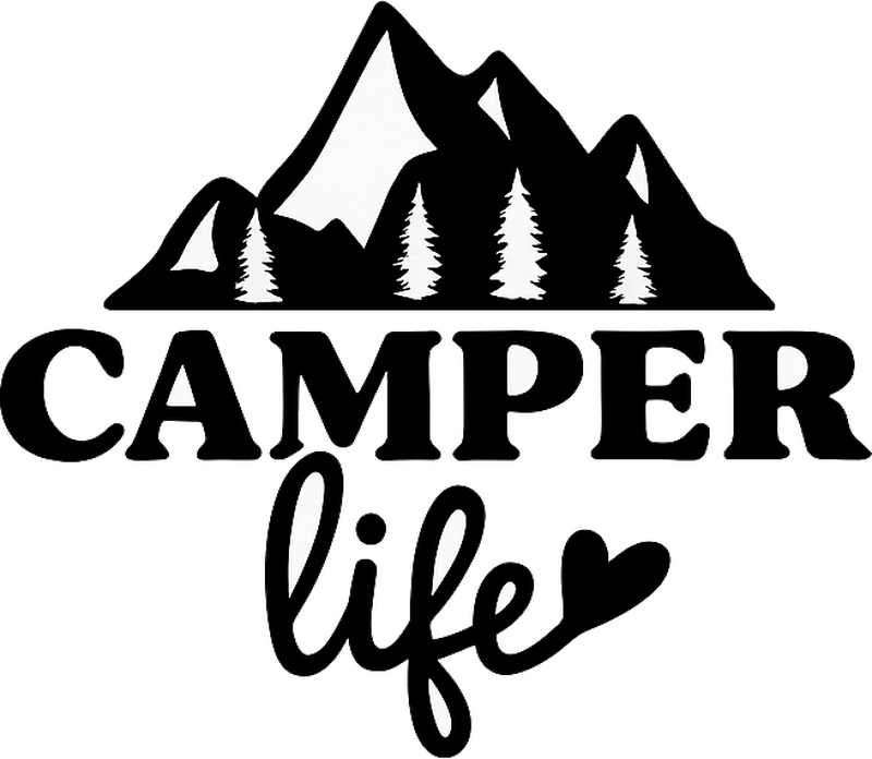 Vinilo autocaravana camper life - TenVinilo