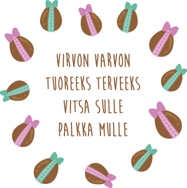 Sisustustarra virvon varvon - Tenstickers