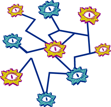 Vinilo decorativo ojos - TenVinilo