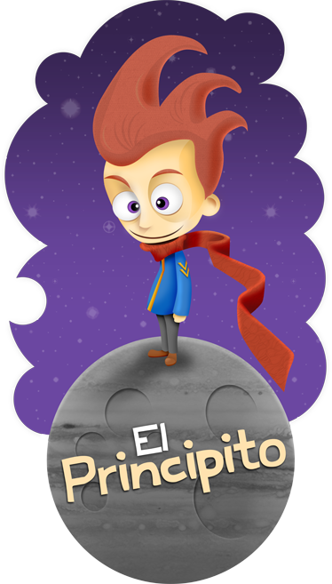 Vinilo infantil principito texto - TenVinilo