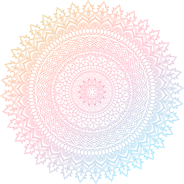 Wandtattoo Mandala in Rosa - TenStickers