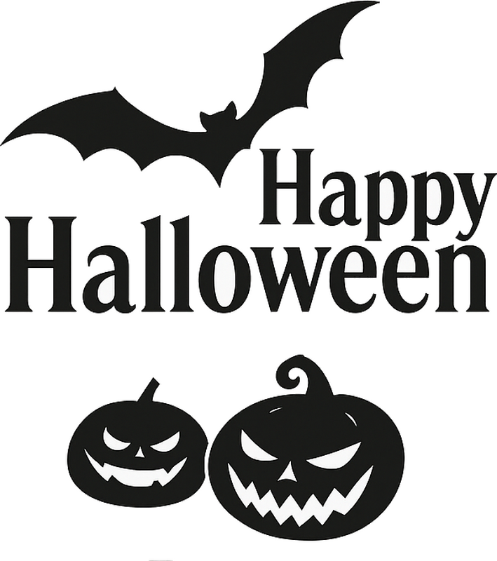 Griezelige halloween-pompoenen raamsticker - TenStickers