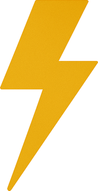 Sticker vélo conception de la foudre - TenStickers