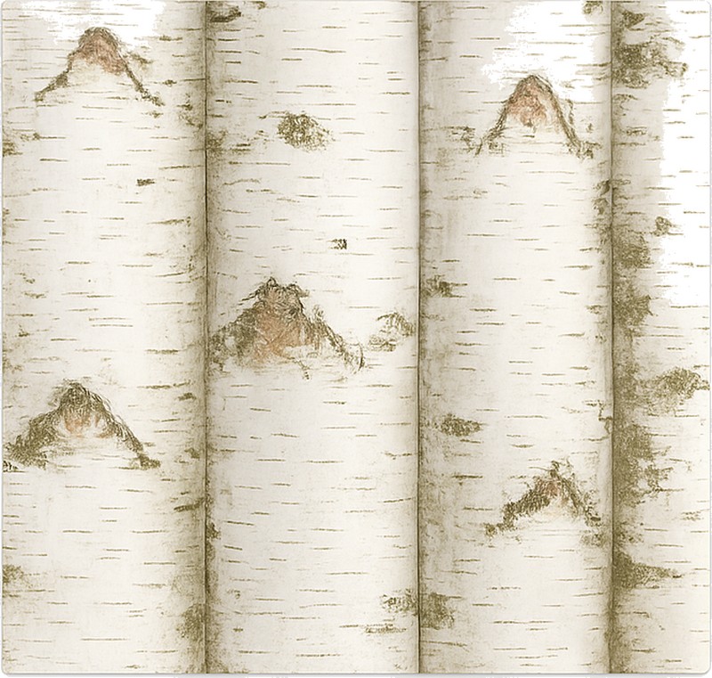 Vinilo para mueble diseños de árboles blancos - TenVinilo