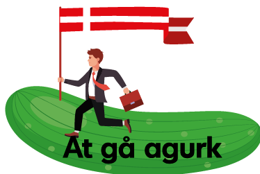 At gå agurk klistermærke - TenStickers