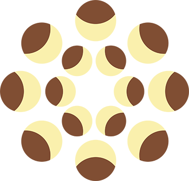 贴纸形状 圆形图案 - TenStickers