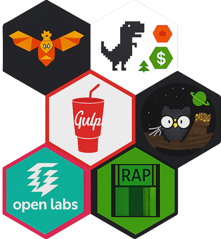 Laptop Sticker benutzerdefinierte sechseck-aufkleberbombe - TenStickers