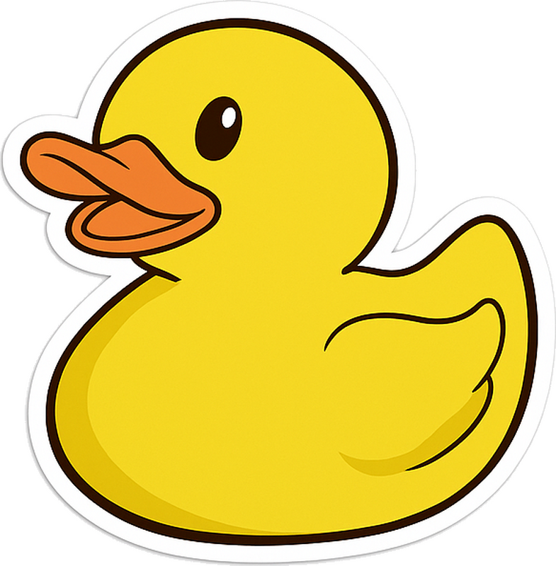 nalepka na Samsung gumová kačička - Tenstickers