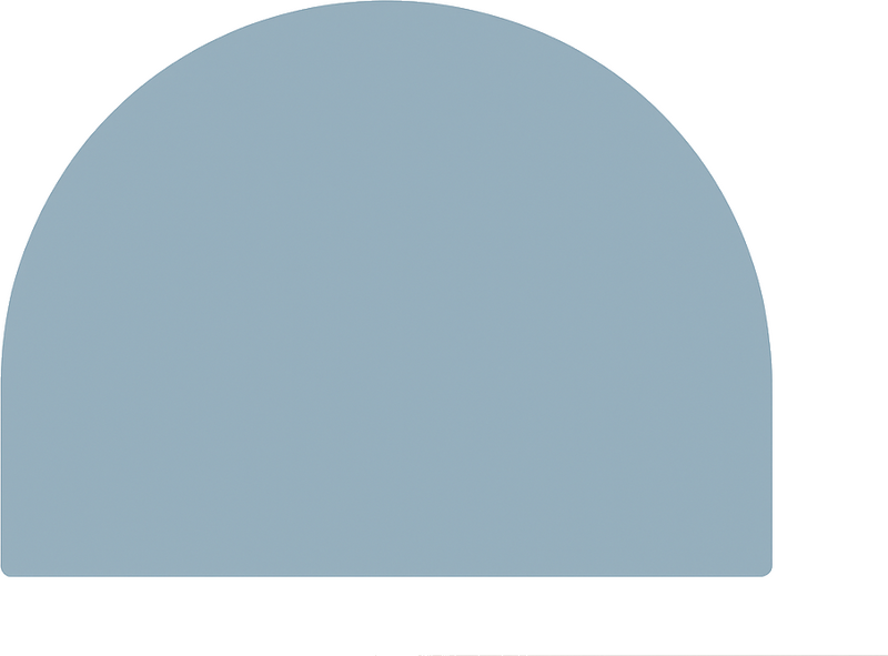 침실 벽 스티커 단색 아치 - TenStickers