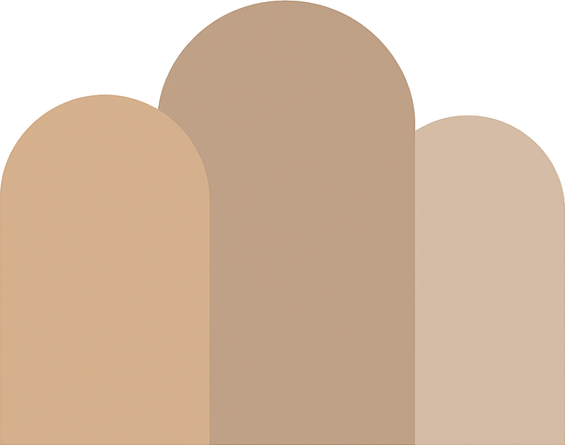 침실 벽 스티커 보헤미안 아치 패턴 - TenStickers