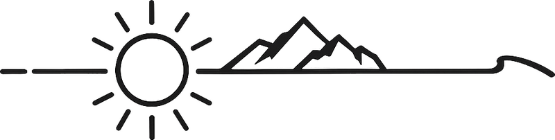 Adesivo para caravana paisagem natural custom - TenStickers