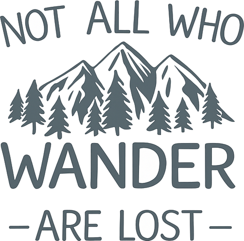 Nomad traveler quote  camper decal - TenStickers