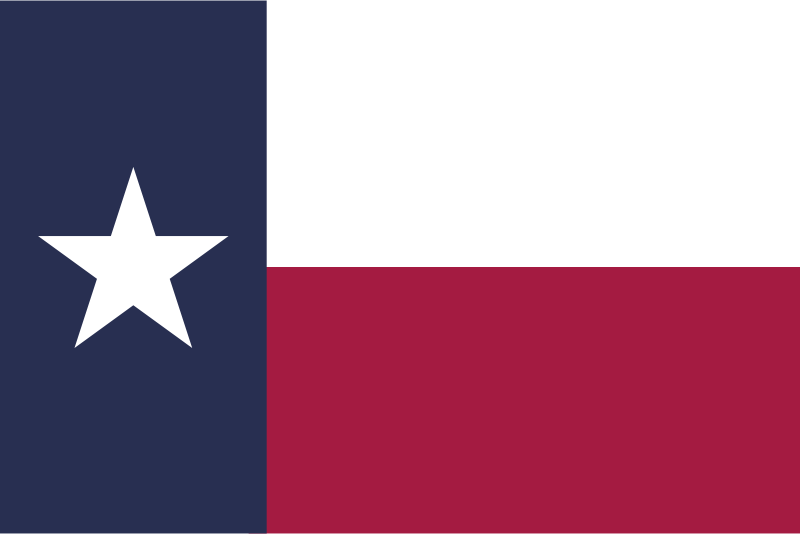 Texas Flag Decal wall sticker - TenStickers