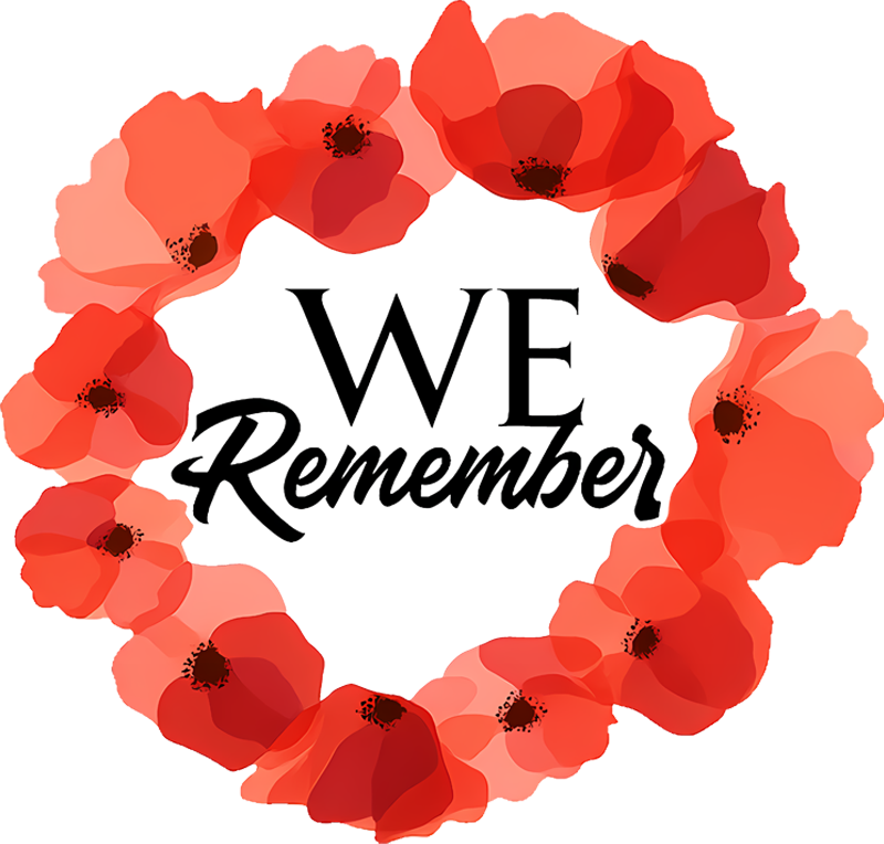 Remembrance Day Crown wall sticker - TenStickers