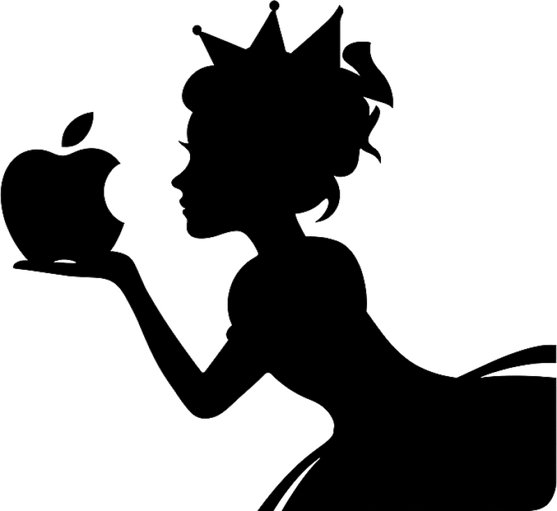 笔记本电脑贴纸 macbook公主 - TenStickers