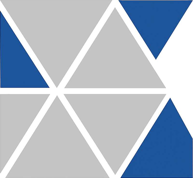 Triangle forms glassware sticker - TenStickers