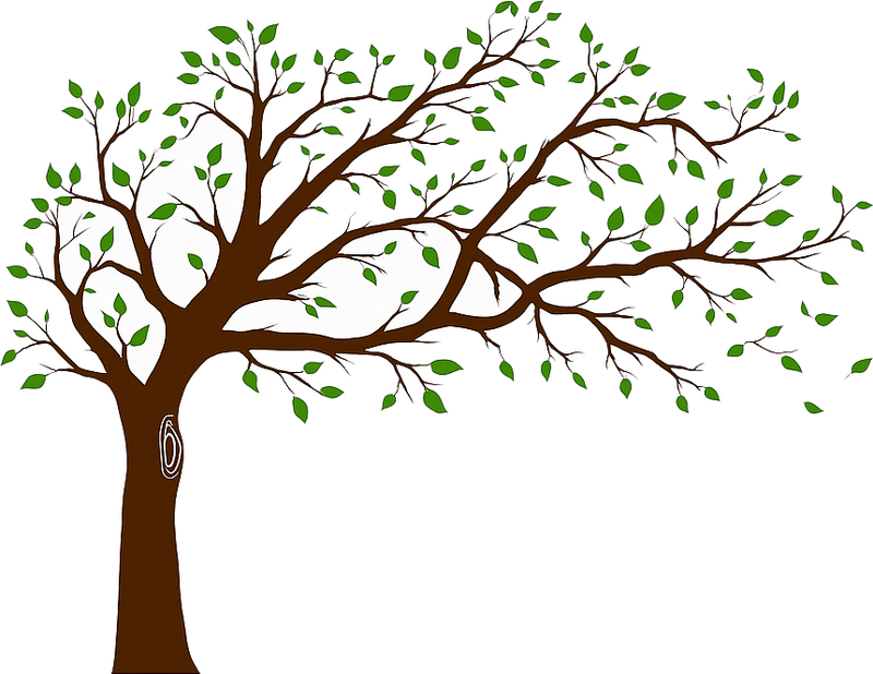 贴纸 客厅墙贴 多彩的真理之树 - TenStickers