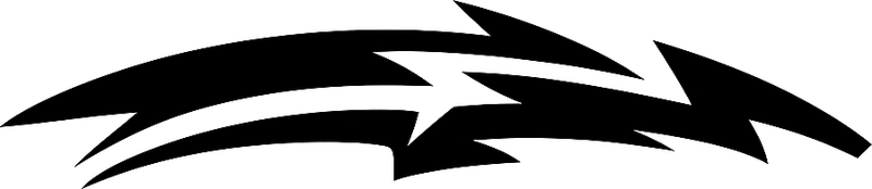 Linear speed design car sticker - TenStickers