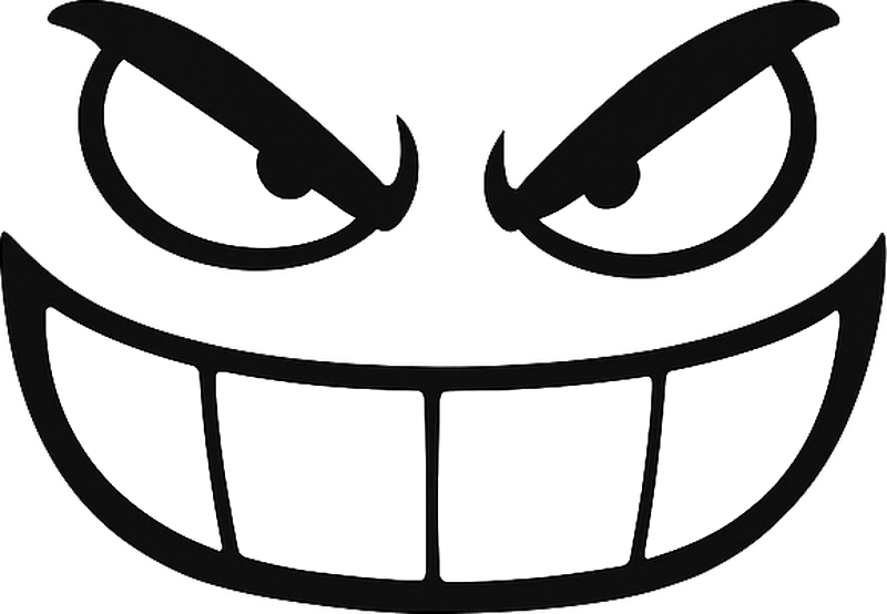 Mischievous rearview gremlin car decal - TenStickers