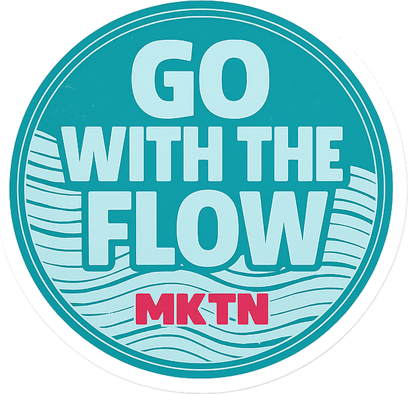 Autocolante animal siga o fluxo - TenStickers