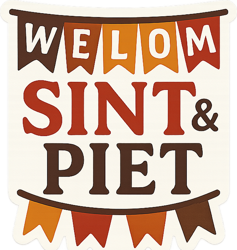 Sticker vitrine bienvenue aux saints et aux piet - TenStickers