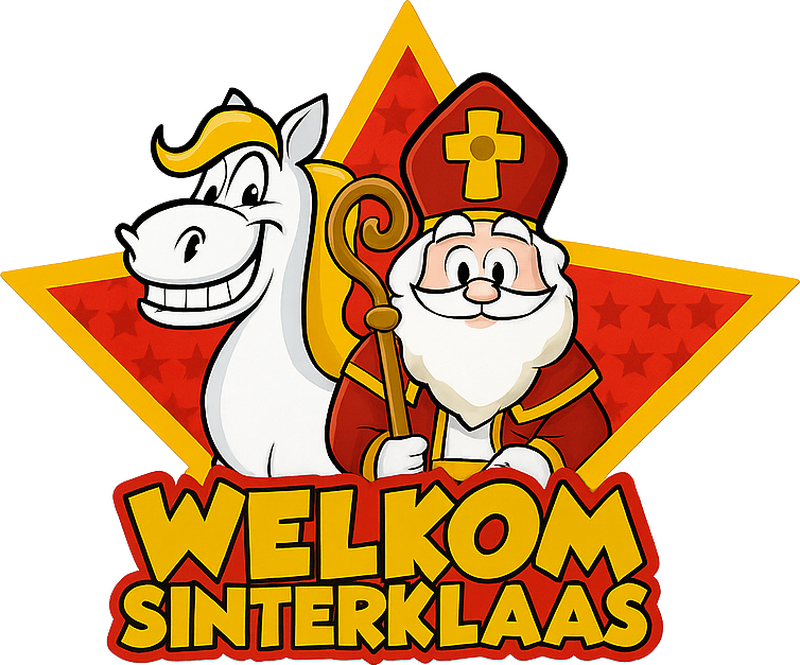Rood gele ster welkom etalage sticker - TenStickers
