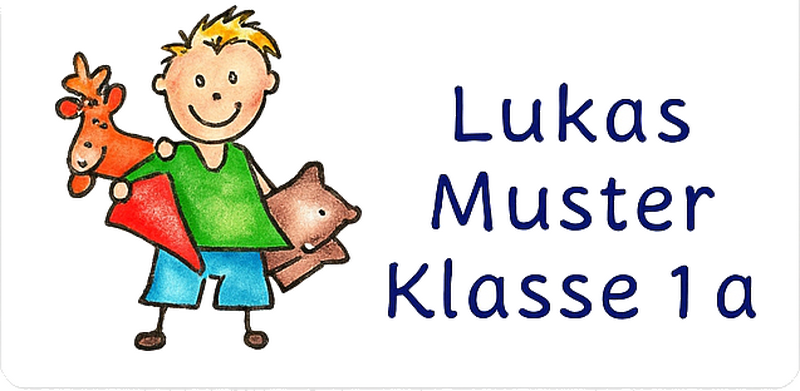 Sticker Lernen name und klassenbezeichnung - TenStickers