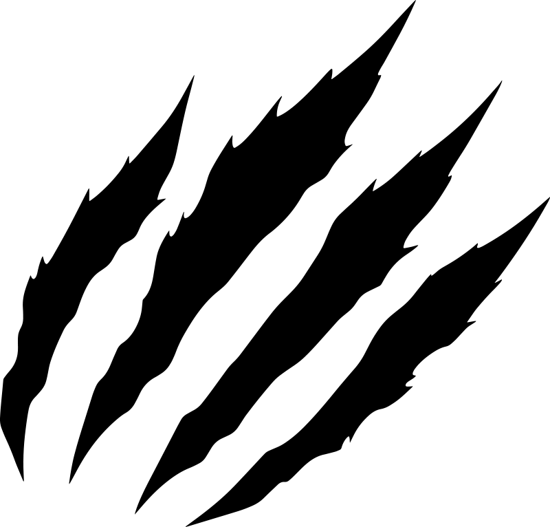 Egyszínű karcolások tervezése motoros matrica - TenStickers