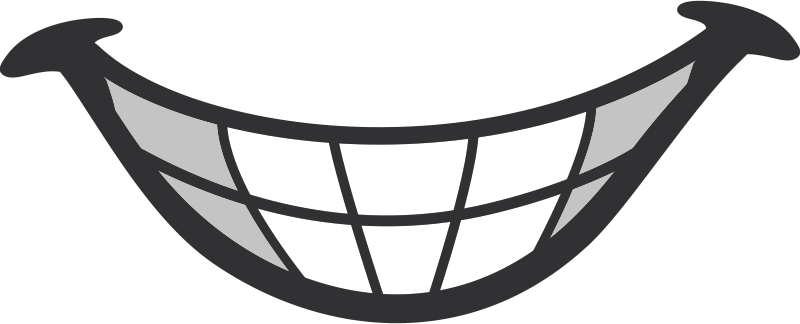 Sjovt tanddesign motorcykelklistermærke - TenStickers