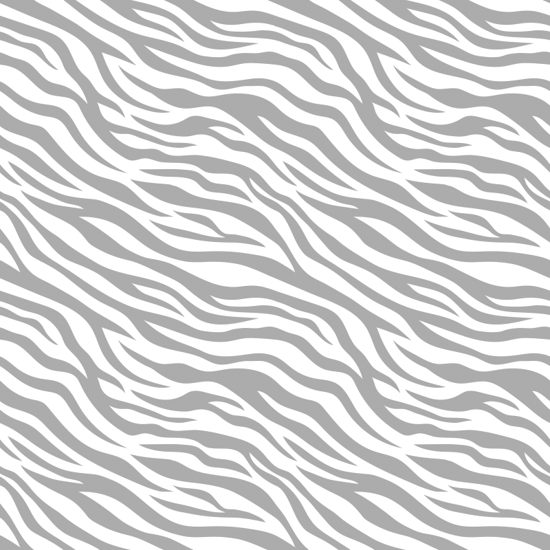 Gray zebra furniture sticker - TenStickers