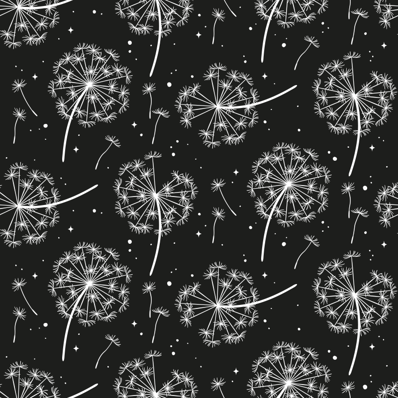 Möbelfolie fliegende löwenzahn - TenStickers