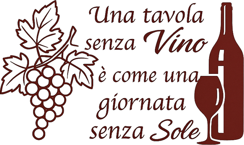Adesivo chef un giorno senza vino - TenStickers