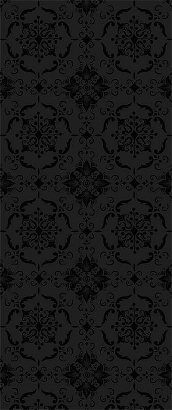 Sticker porte design noir élégant - TenStickers