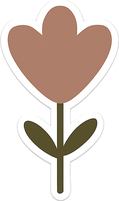 Kleine bloemen pastelkleuren muursticker - TenStickers