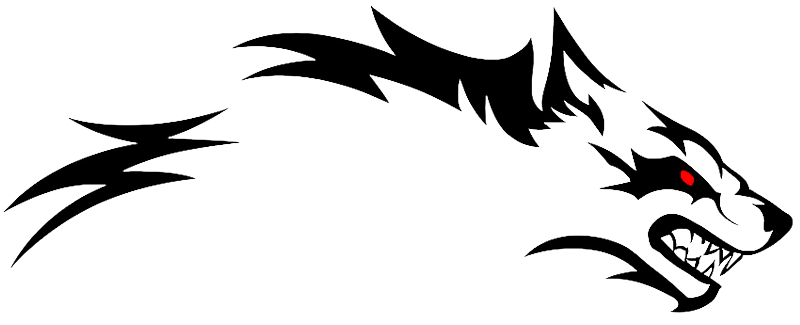 Pegatina coche lobo feroz lateral - TenVinilo