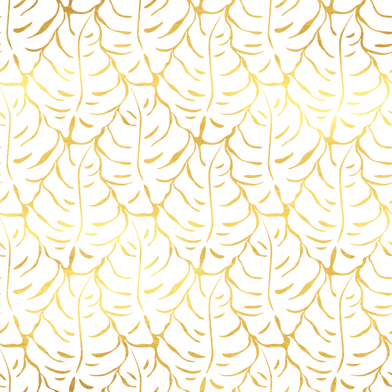 Furniture sticker with elegant tropical leaves - TenStickers