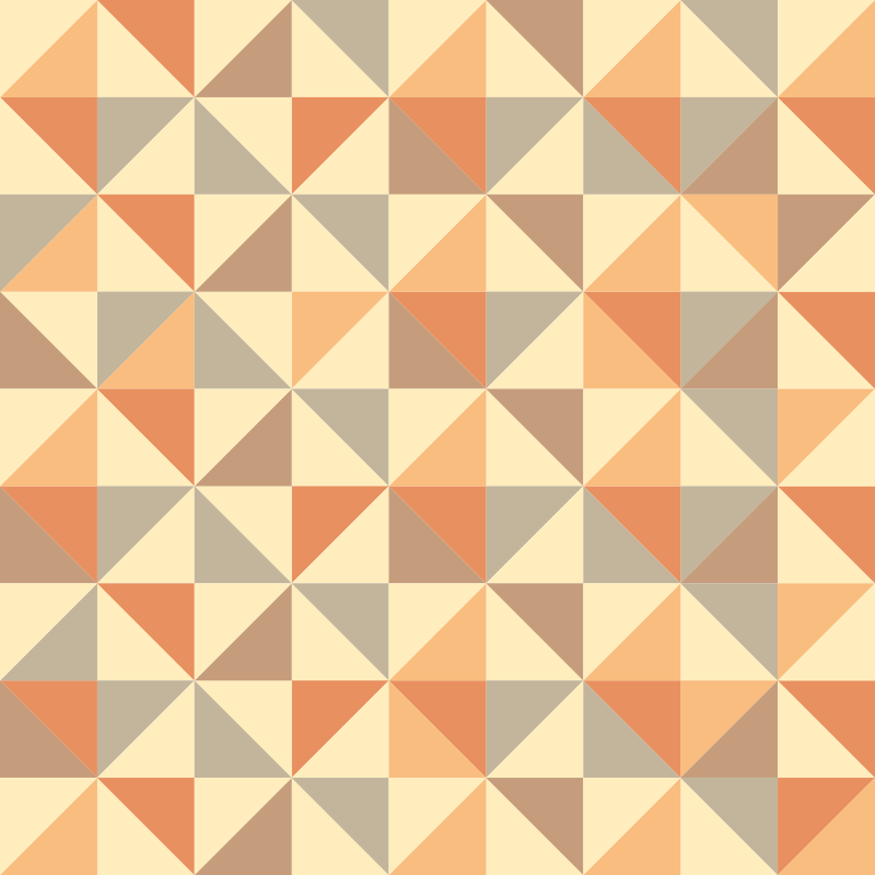 Folie til møbler boho varm geometri - TenStickers