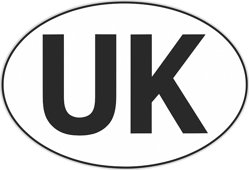 Car sticker uk europe travel law - TenStickers