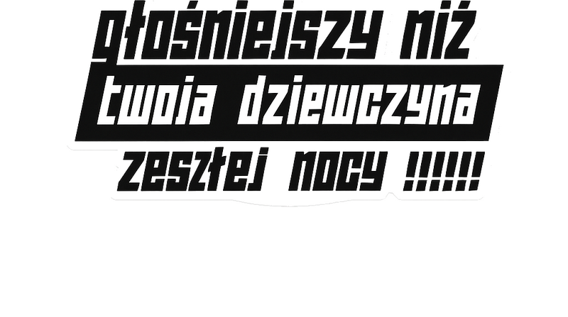Naklejka na motor głośniejsza niż twoja dziewczyna - TenStickers