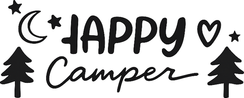 Vinilo autocaravana feliz viajero - TenVinilo